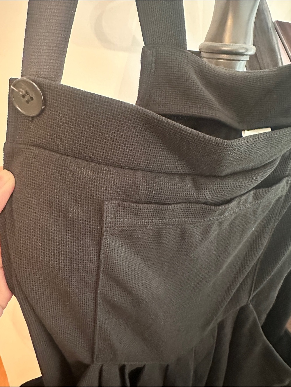 HALARA Black Relaxed Fit Jumpsuit Overalls - Picture 6 of 9